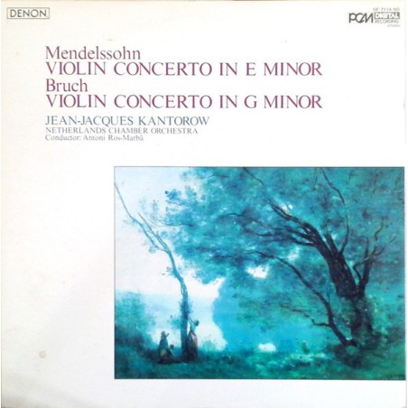 MENDELSSOHN-BARTHOLDY - Kantorow - Concerto pour violon et orchestre en import Japon